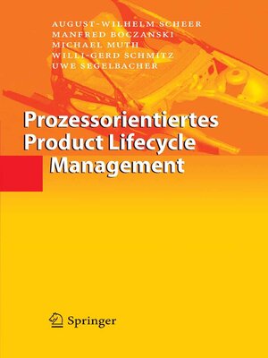 cover image of Prozessorientiertes Product Lifecycle Management